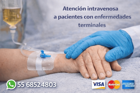 Anuncio de cuidados de enfermería, para para pacientes terminales en Ciudad de México