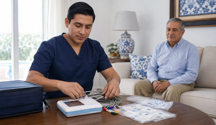 Servicio de electrocardiograma a domicilio en Puebla