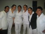 Grupo de profesionales con uniformes de enfermería, archivo histórico de Servicios Médicos Gabriel